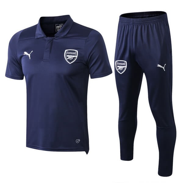 Polo Conjunto Completo Arsenal 2018/19 Azul Marino